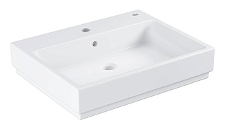 3947700H Cube Ceramic Раковина накладная 60 см, альпин-белый 500_191_1431878